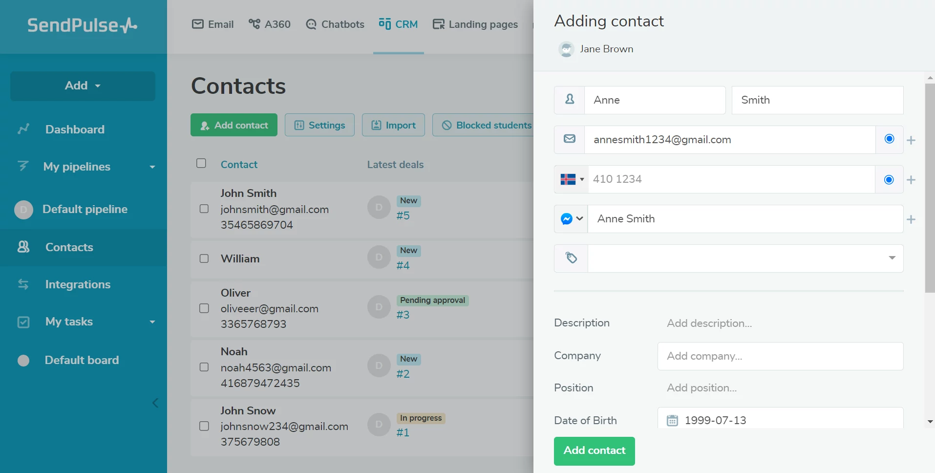 Database Management illustration showing structured data organization